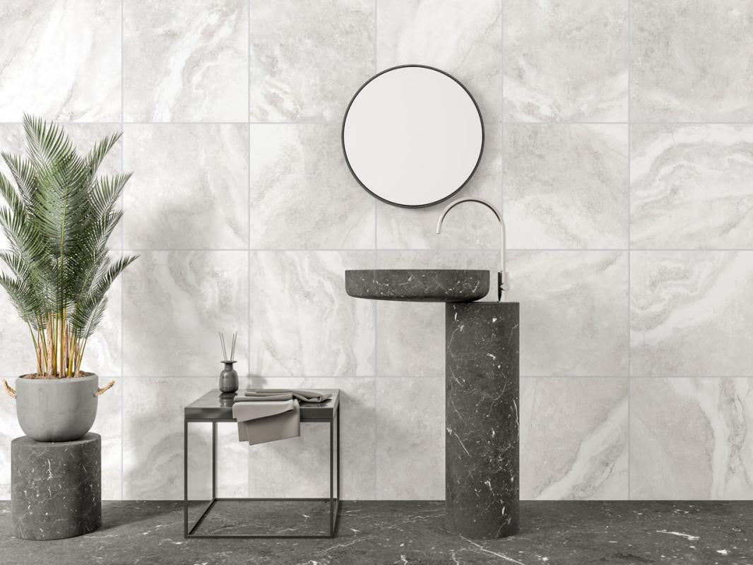 Izmir Lt Grey Polished 24x24 Porcelain Tile