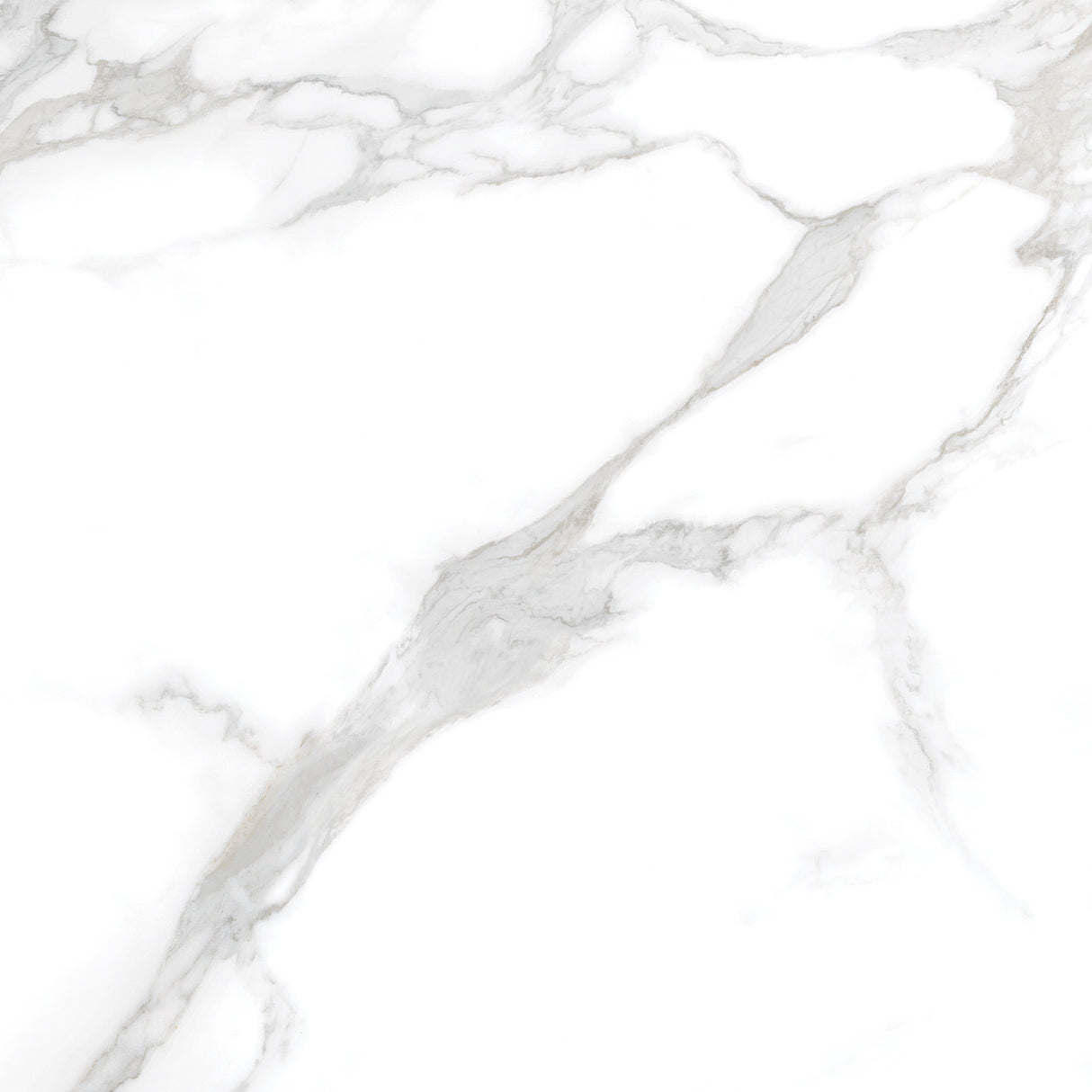 Silver Moon 24x24 Polished Marble Look Porcelain Tile
