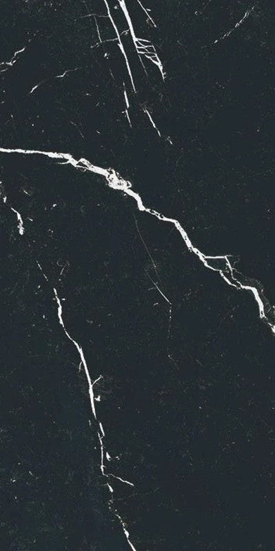 Marmorea Marquina 12x24 Marble Look Porcelain Tile
