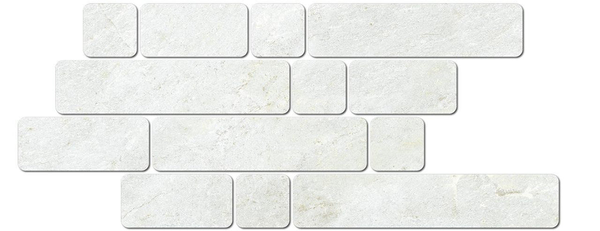 Slate Bianco Muretto 12x24 Matte Porcelain Mosaic Tile