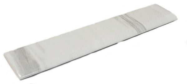 Ontario Silver Glossy Ceramic Bullnose 2x10