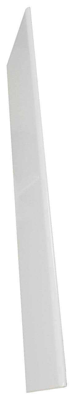 Cerámica Signature brillante blanca con borde redondeado 4x16