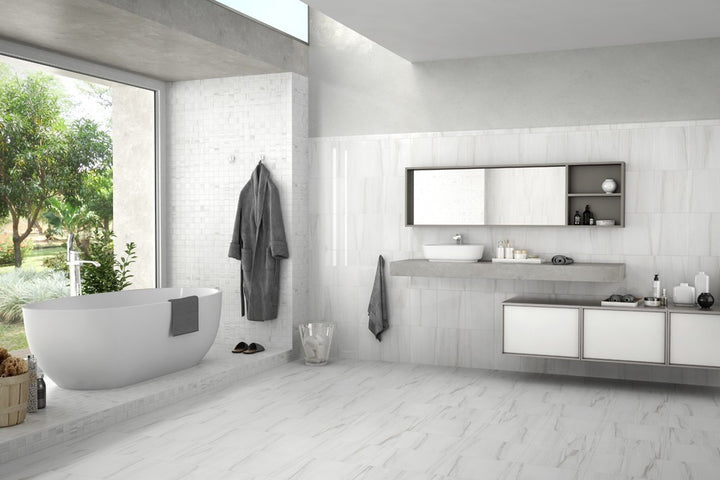 Ontario Blanco 10x13 Glossy Ceramic Wall Tile