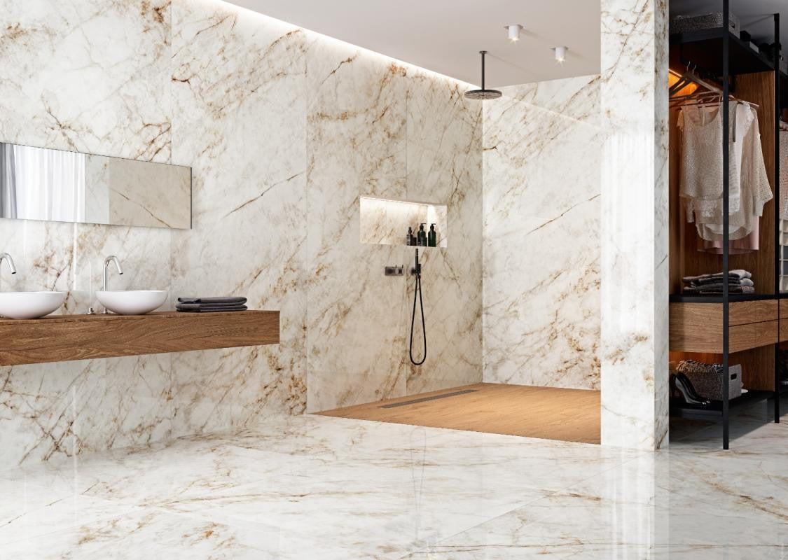 Coverlam Cuarzo Reno 48x109 Polished Porcelain Slab
