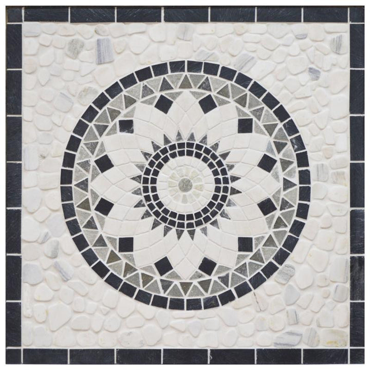 Flower Stone 36x36 Natural Stone Medallion