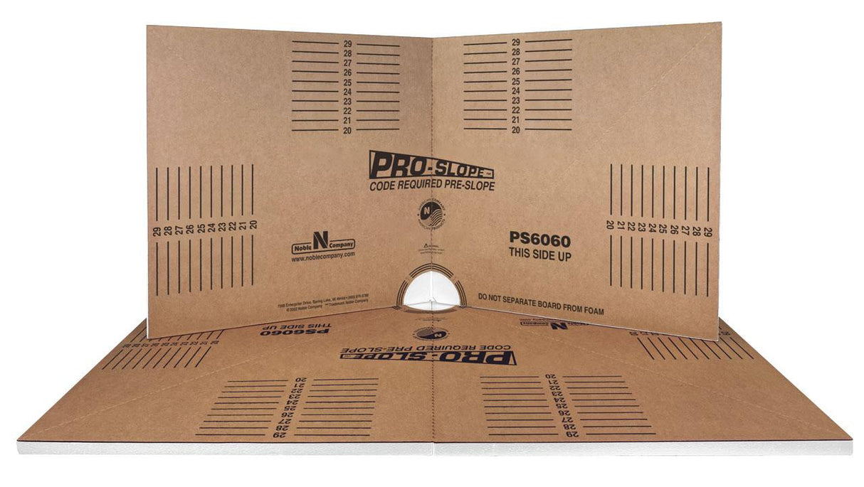 ProSlope with Positive Weep Protector 60" x 60" Tray