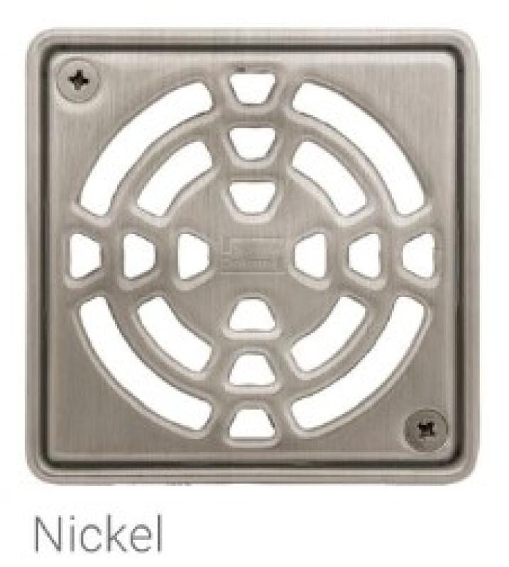 Schluter KERDI-DRAIN 4" Classic Nickel Grate