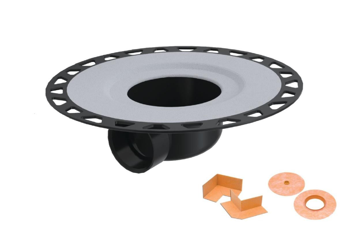 KERDI-DRAIN ABS Horizontal Outlet with Corners