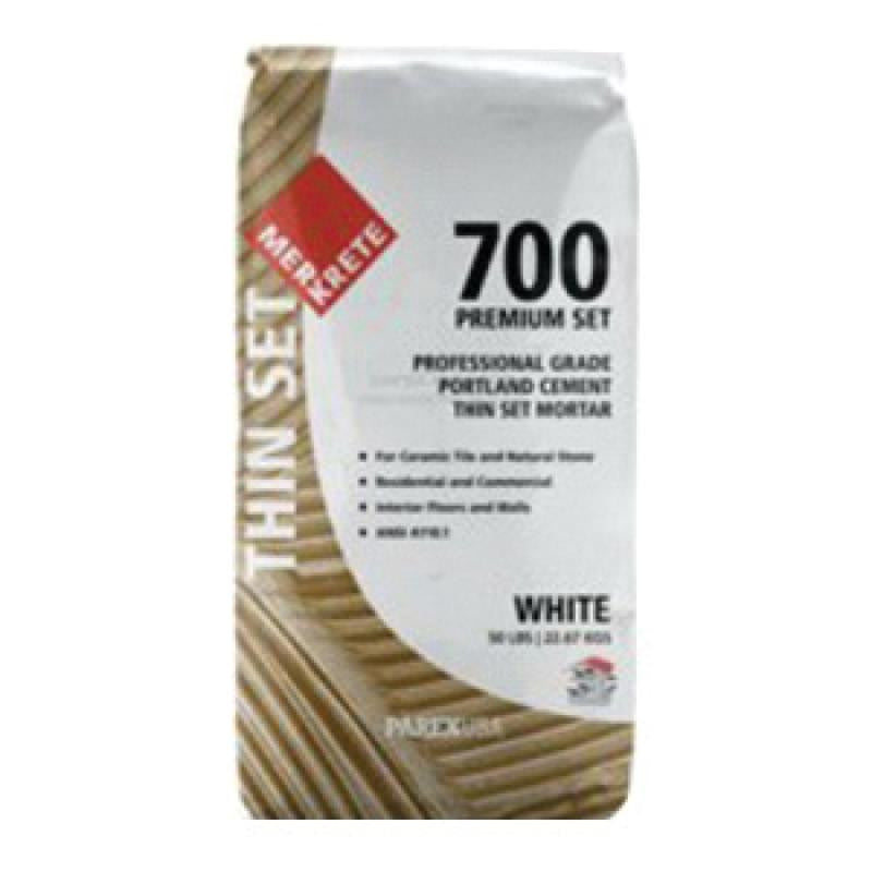 Merkrete 700 PremSet White Thin-Set Mortar 50 lb