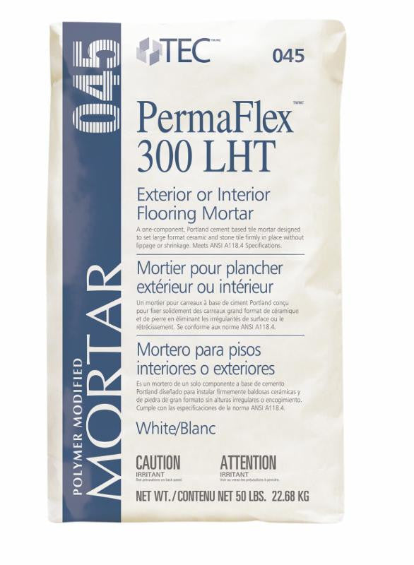 TEC PermaFlex 300 LHT Mortar – Large Format Tile & Stone Thin-Set, 50 lb.