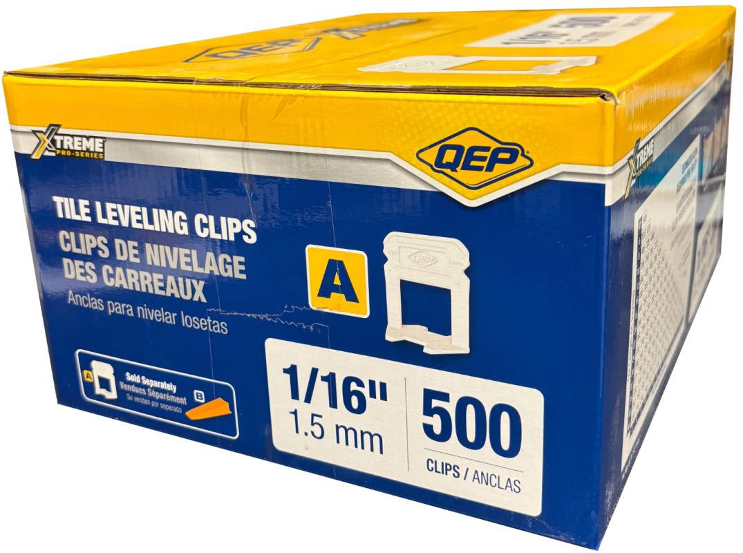 Xtreme LASH 1/16" Tile Leveling Clips 500-Pack