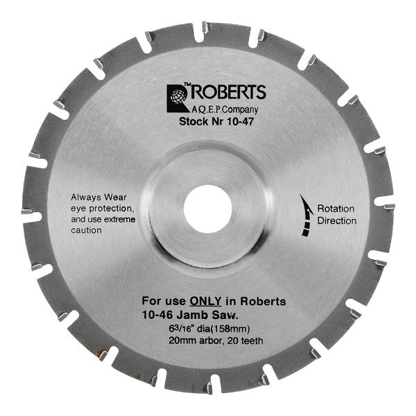 Carbide 6-3/16" Undercut Jamb Saw Blade EM10-46