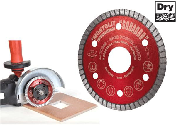 Squadro 3 3/8" Turbo Rim Porcelain Diamond Blade