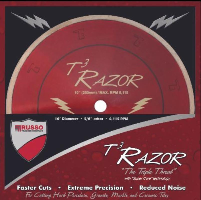 T3 Razor 7" Diamond Blade with SuperCore Tech