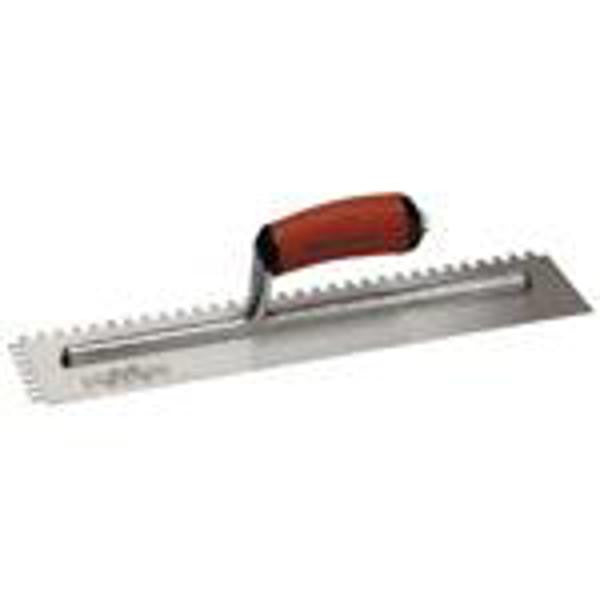 DuraSoft 1/4" x 1/4" x 1/4" Square-Notch Trowel