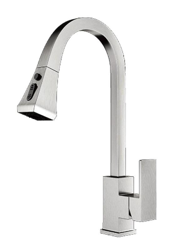 KF811 Single-Handle Kitchen Faucet, Brushed Nickel