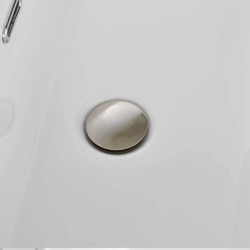 HB6002 Pop-Up Sink Drain, Brushed Nickel
