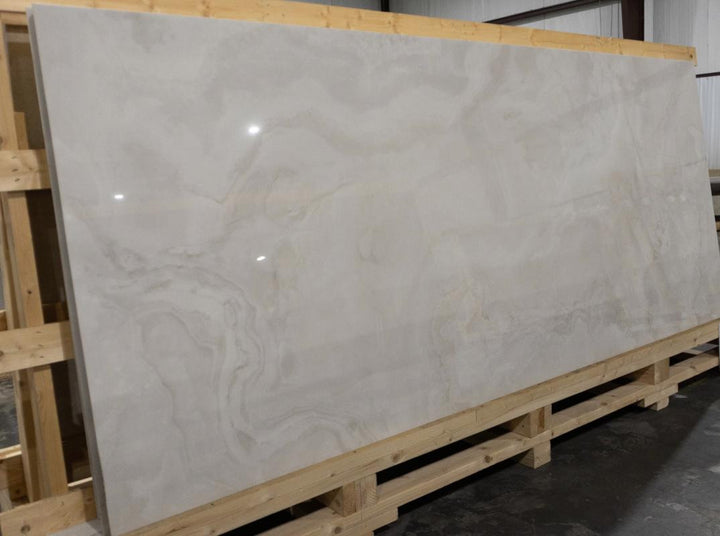 Marmoteca Pure Onyx 48x110 Polished Marble Look Porcelain Slab