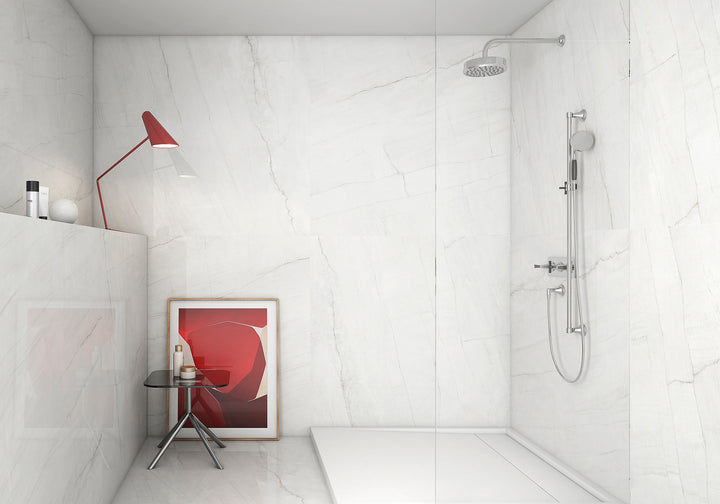 Swing Blanco Polished 12x24 Porcelain Tile