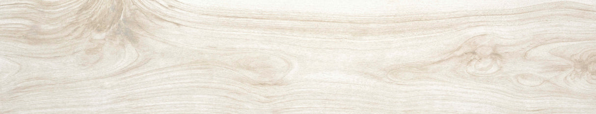 Sabik InOut White 9x47 Wood Look Porcelain Plank Tile