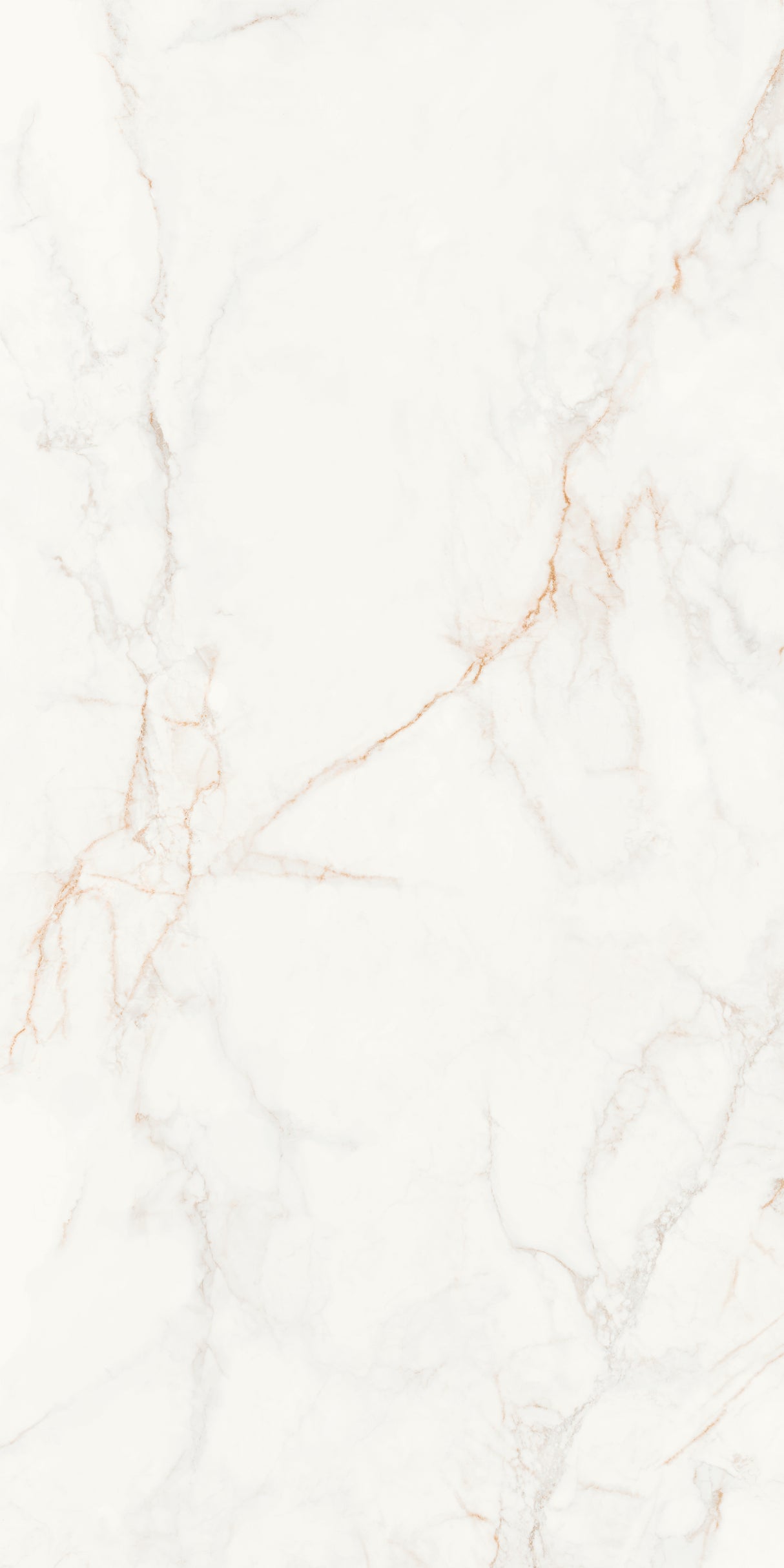 White Polished Marble Look Porcelain Tile