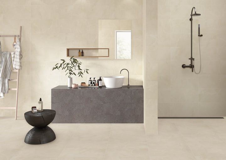 Scarlet Soft Ivory 12x24 Matte Porcelain Tile