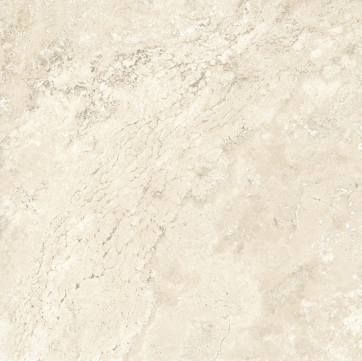 I Travertino Bianco Cross Cut 24x24 Travertine Look Porcelain Tile
