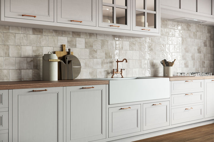 Marrakesh White 6x6 Ceramic Wall Tile