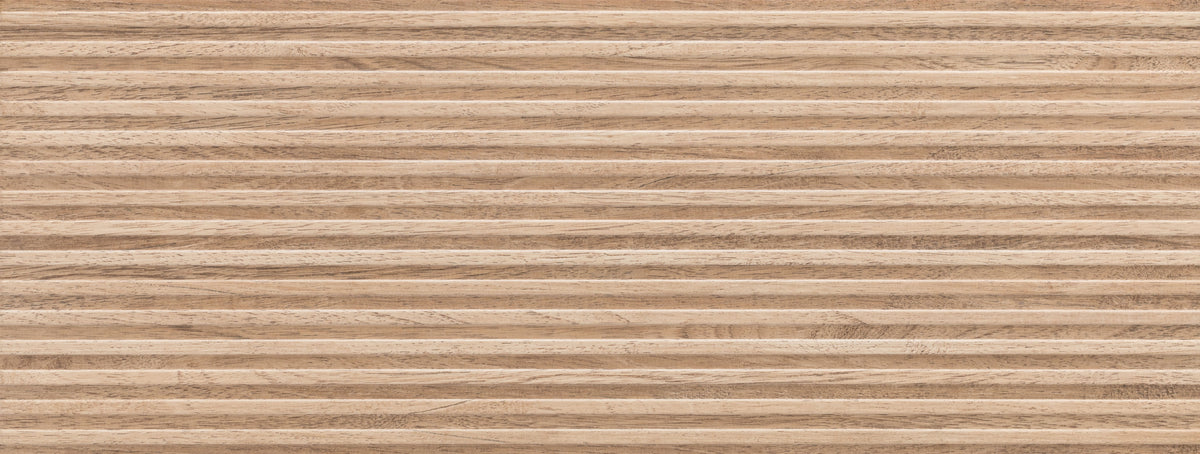 Filetto Camel 18x48 Fluted Ceramic Wall Tile