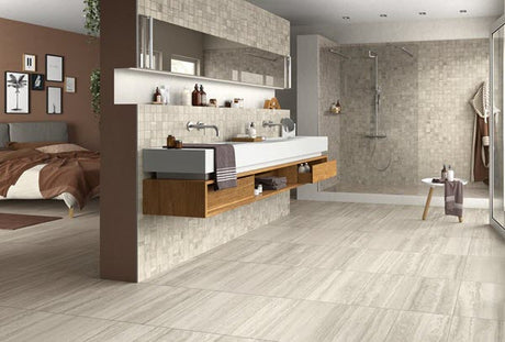 Panaria's Flow Series Porcelain Stoneware Tile with Microban
