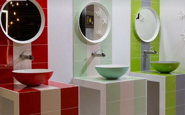 Shades of Red Tile for Valentine's Day