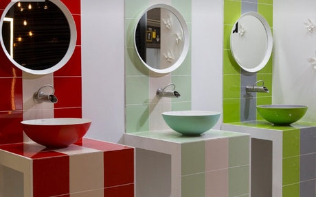Shades of Red Tile for Valentine's Day