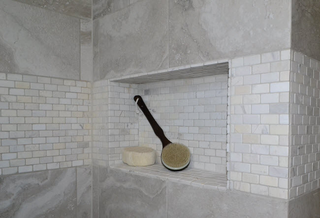 How to Customize Your Shower with Niches, Benches and Even a Soap Dish
