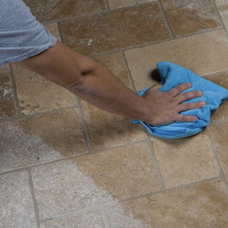 Use Grout Release Before Grouting Textured Tile for Easier Clean Up