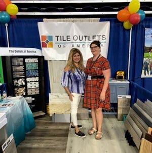 Kendra and Stephanie Take Tile Outlets to the Fort Myers Home Show