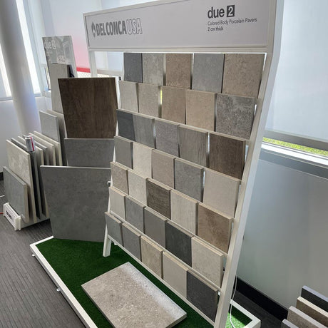 Versatile due2 Pavers from Del Conca USA at Tile Outlets of America