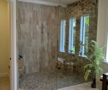 How to Use Pebbles and Penny Mosaics, Patterns and Ledger Panels in Your Home