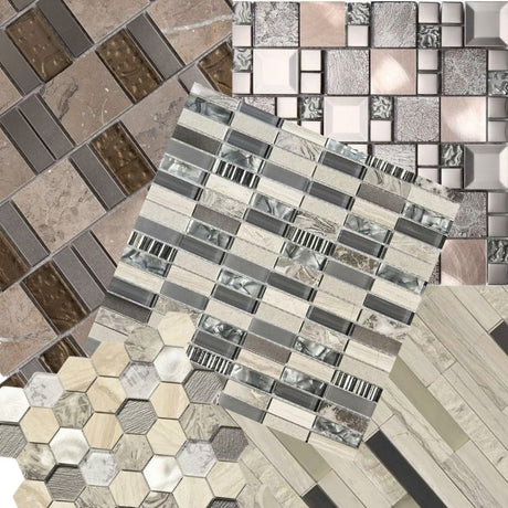 Glass, Stone and Metal Decorative Mosaics