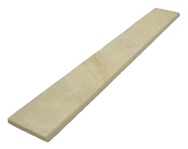 Icaria Blanco Porcelain Bullnose 3x24