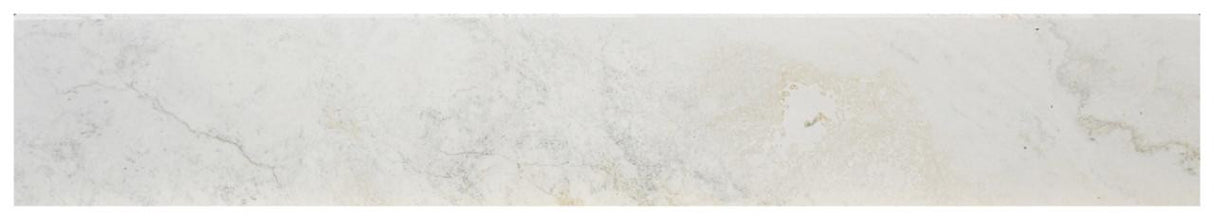 Prestige Travertino White Porcelain Bullnose 4x24