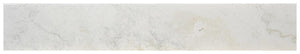Prestige Travertino White Porcelain Bullnose 4x24