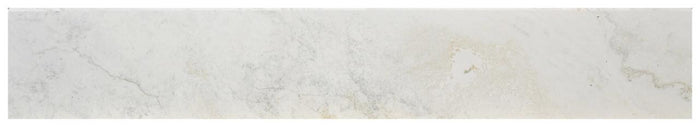 Prestige Travertino White Porcelana Bullnose 4x24 2