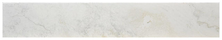 Prestige Travertino White Porcelain Bullnose 4x24