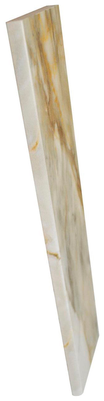 Classica Crema Polished Porcelain Bullnose 3x12