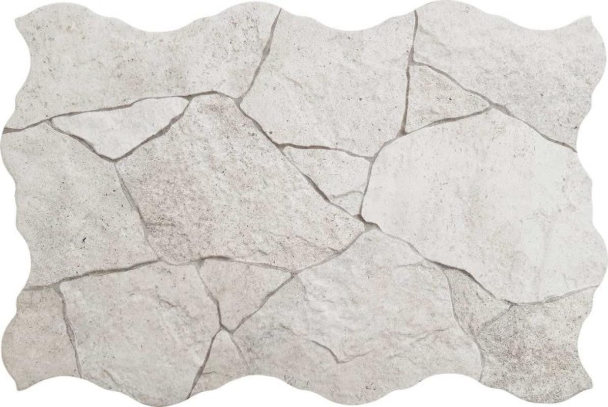 Borgogna Flagstone White 17x26 Stone Look Porcelain Tile