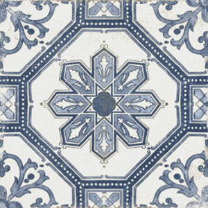 Vintage Dec 8 8x8 Patterned Porcelain Tile