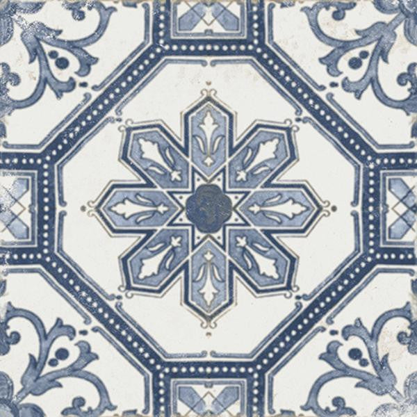 Vintage Dec 8 8x8 Patterned Porcelain Tile 1