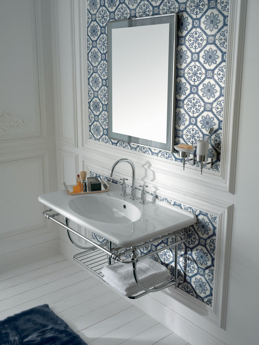 Azulejo de porcelana estampado Vintage Dec 8 8x8