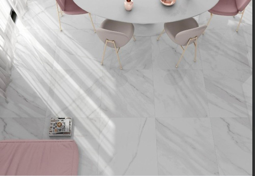 Lenci Blanco Polished 12x24 Porcelain Tile