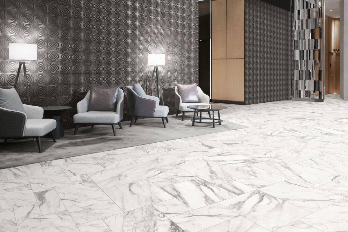 Venato Modular Pattern Marble Look Porcelain Tile